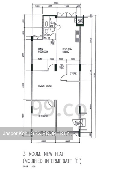 Blk 163 Mayflower Shopping & Food Centre (Ang Mo Kio), HDB 3 Rooms #597671471